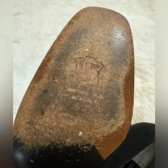 Stuart Weitzman Vintage Bow Rhinestone Heels 80’s 7 1/2 Holiday Sparkle Bridal - Picture 16 of 16